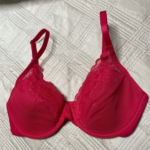 Natori Avail Full Figure Bra 32DD Convertible J Hook Underwire Contour in Chili - Picture 2 of 9